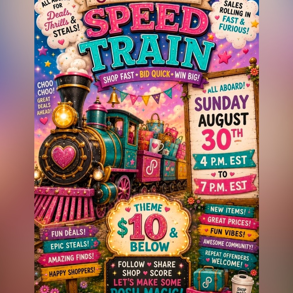 AUGUST 30th THE POWER OF 10 SPEED TRAIN